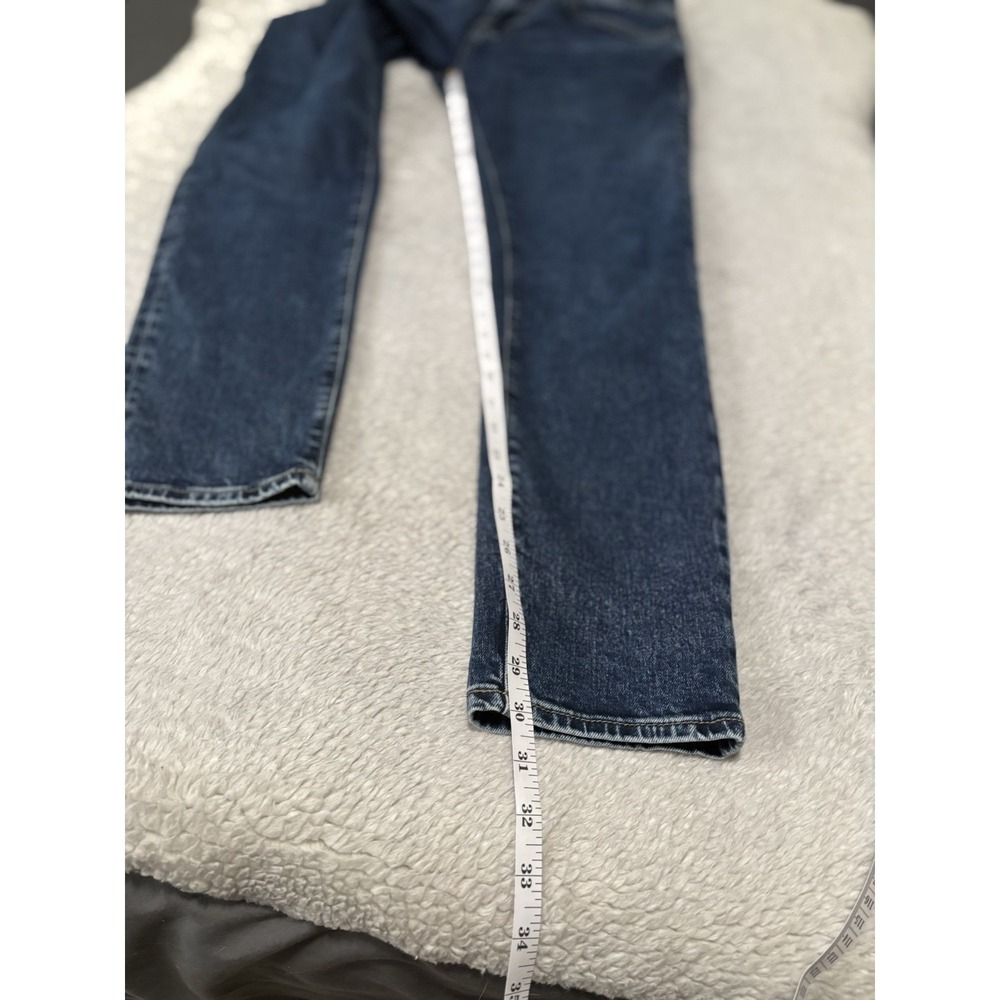 Mavi Premium Men's Skinny Blue Denim Jeans Size 31x30 Pants Stretch - Picture 3 of 9